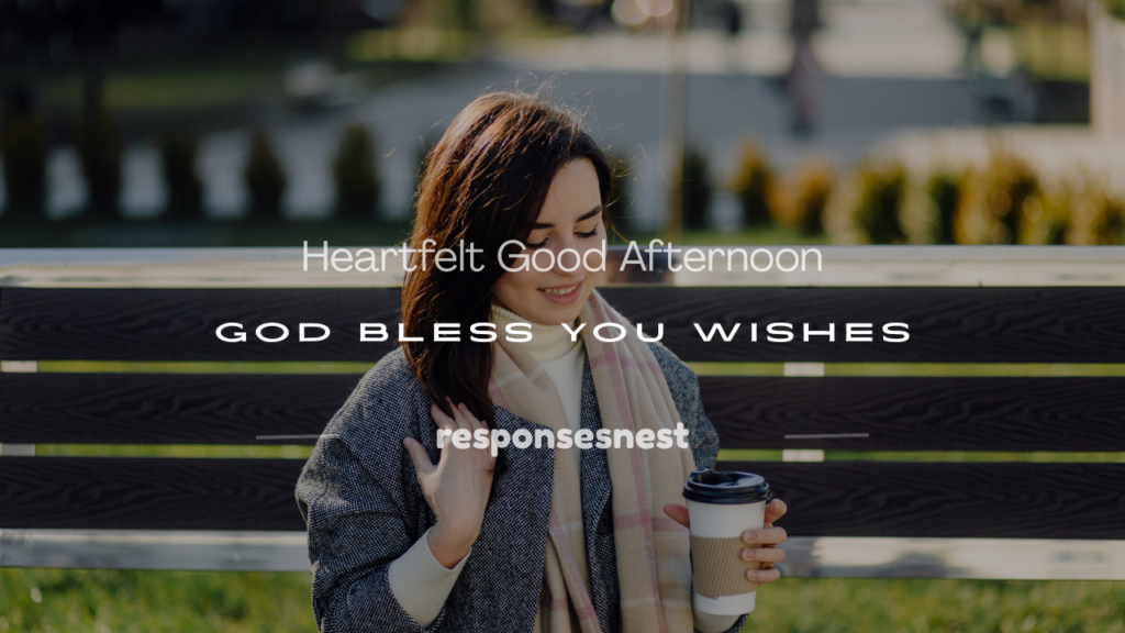 good afternoon god bless you