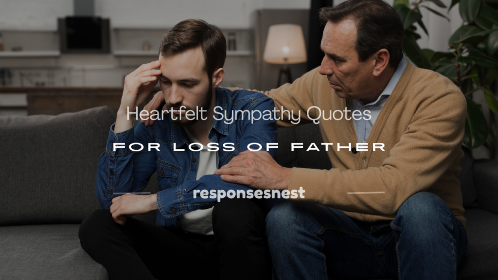 sympathy quotes for loss of father