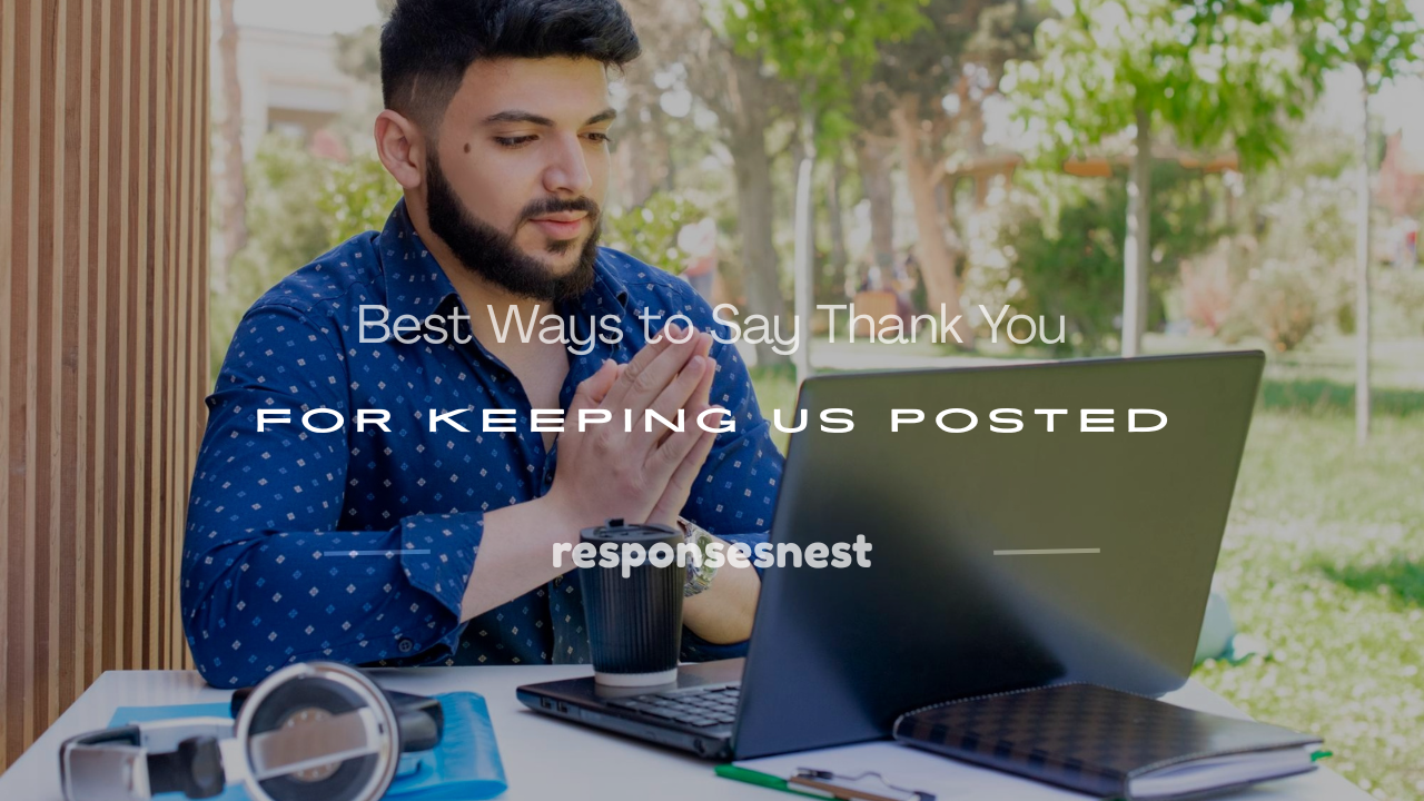 thank you for keeping us posted