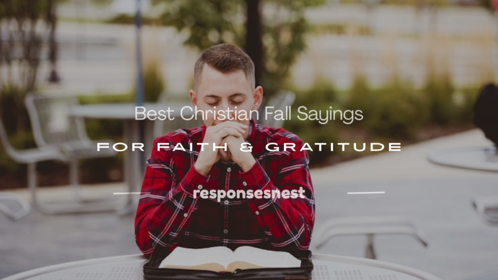 christian fall sayings