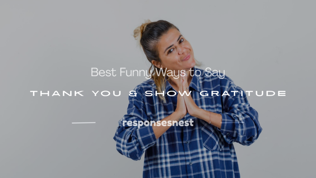 funny ways to say thank you