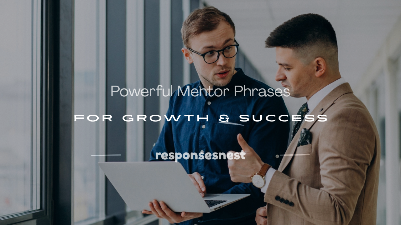 mentor phrases
