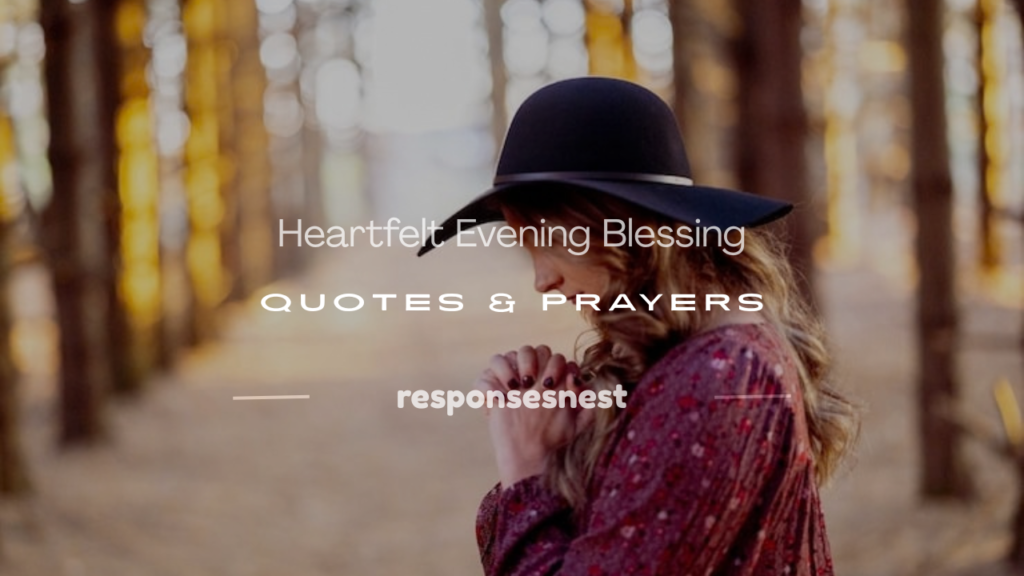 evening blessing quotes
