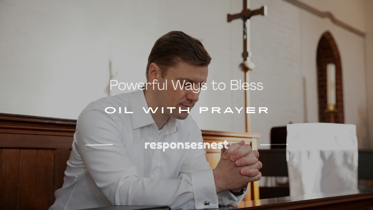 how do you bless oil