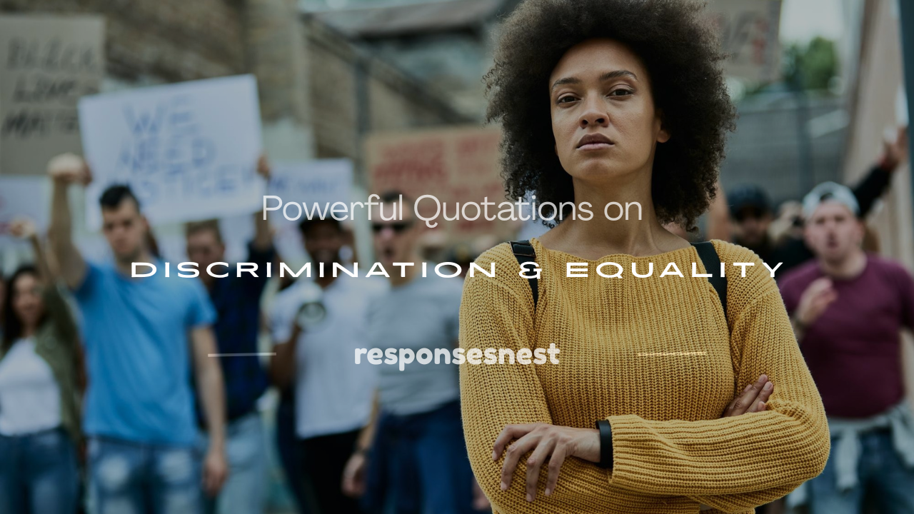 quotation on discrimination